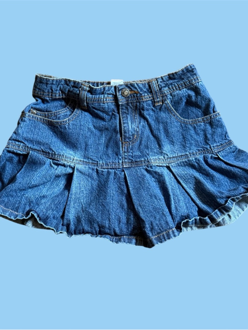 Y2K Arizona Jean Company Blue Denim Mini Skirt